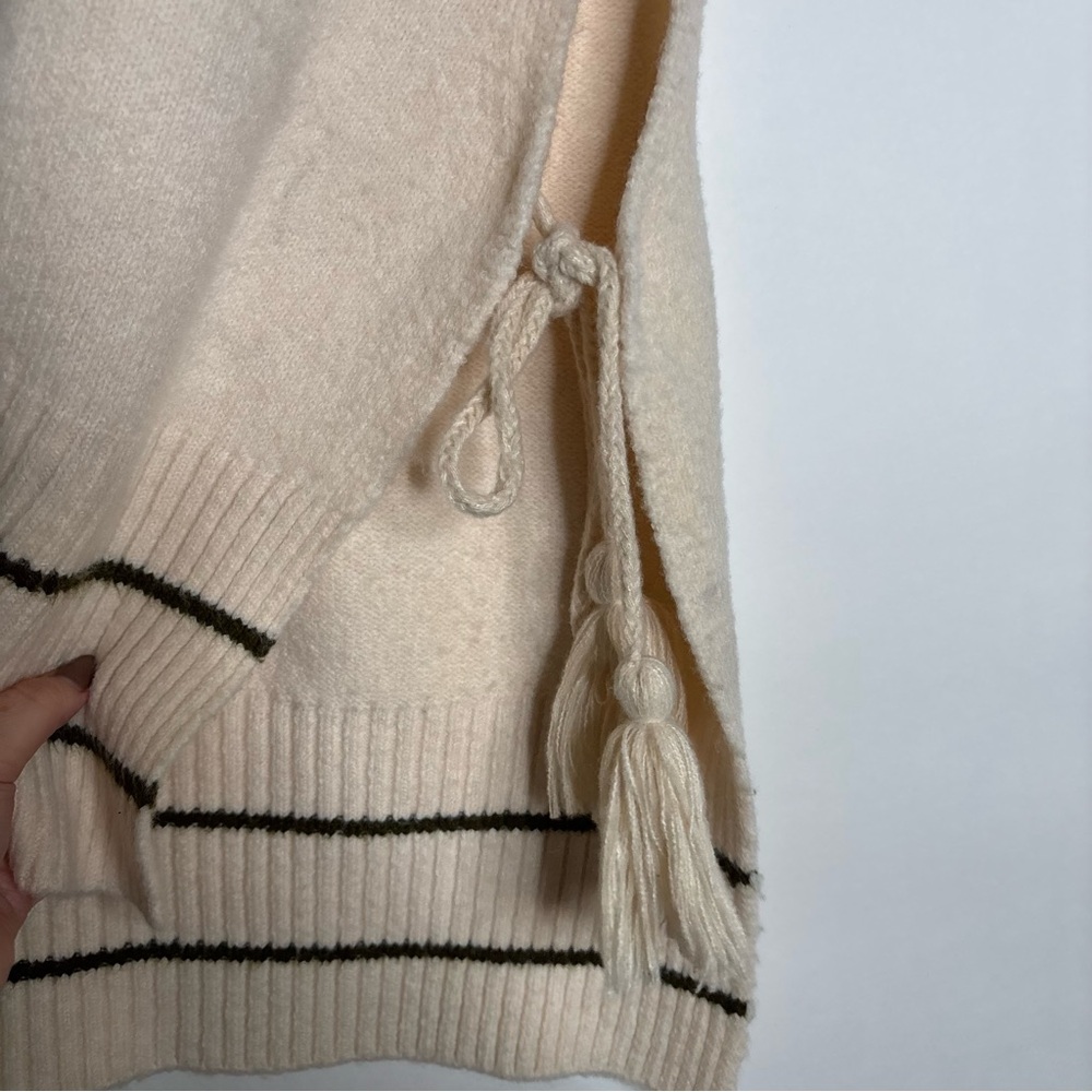 Free People All Star Stripe Poncho One Size - Picture 5 of 8